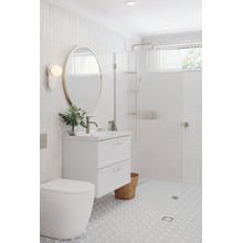 Dunes 800mm Wall Hung Single Vanity with Integrated Basin
